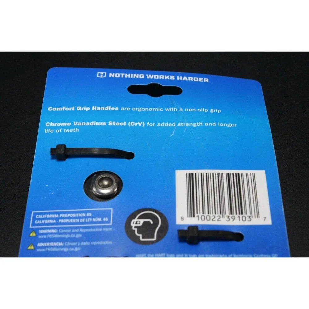 2 Piece Pliers Set From Hart-6" Long Nose &‎ 8" Slip Joint Brand New - Picture 6 of 7